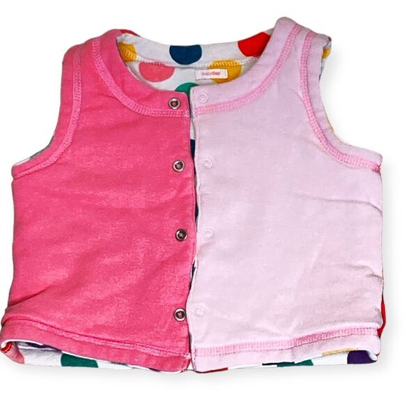 BABY GAP Baby Girl Clothes Lot 5 Pieces 3-6 Months Bodysuits Romper Shorts Vest - Picture 4 of 5